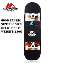 Load image into Gallery viewer, Marktop Quality Single Shoulder Skateboard Bags 3 models 400 & 600D fabric Skate Board Longboard Backpack