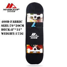 Load image into Gallery viewer, Marktop Quality Single Shoulder Skateboard Bags 3 models 400 & 600D fabric Skate Board Longboard Backpack