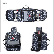 Load image into Gallery viewer, Marktop Quality Single Shoulder Skateboard Bags 3 models 400 & 600D fabric Skate Board Longboard Backpack