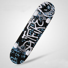 Load image into Gallery viewer, 31inches Adult & Kids Double Rocker Skateboard Complete Skateboard Skate Board Street Dancing Skateboard Maple Deck Board