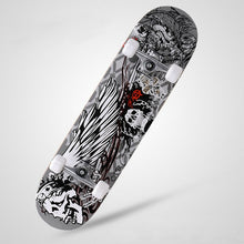 Load image into Gallery viewer, 31inches Adult & Kids Double Rocker Skateboard Complete Skateboard Skate Board Street Dancing Skateboard Maple Deck Board