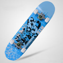 Load image into Gallery viewer, 31inches Adult & Kids Double Rocker Skateboard Complete Skateboard Skate Board Street Dancing Skateboard Maple Deck Board