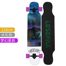 Load image into Gallery viewer, ArdeaⅠ 118cm/46in Longboard Dancing Maple Skateboard 7in Aluminium Truck 70*51mm Wheel Long board