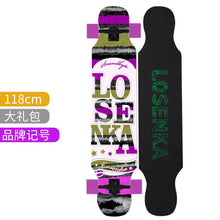 Load image into Gallery viewer, ArdeaⅠ 118cm/46in Longboard Dancing Maple Skateboard 7in Aluminium Truck 70*51mm Wheel Long board
