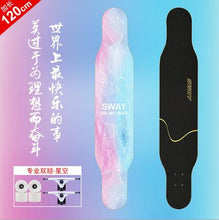 Load image into Gallery viewer, 4 Wheels Maple Complete Longboard Skateboard Street Dancing Long Board Adult Youth Skate Longboard 110/120cm