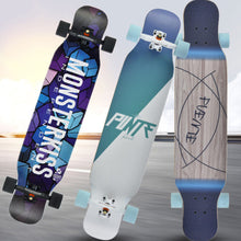 Load image into Gallery viewer, Adults Skate Longboard Deck 107CM Highway Dance Board Skateboard Downhill Freestyle Road Brush Street Dancing Longboard