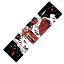 Load image into Gallery viewer, 1PC 84*23cm Skateboard Grip Tape PVC&Silicon Graphic Skateboard Sandpaper Mini Longboard Deck Griptapes Sand Paper Grip Tape
