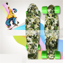 Load image into Gallery viewer, 19 Colors 22&quot; inch Cruiser Skateboard Mini Plastic Skate Board Retro Longboard Outdoor Adult/Children Graphic Printed Skate