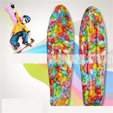 Load image into Gallery viewer, 19 Colors 22&quot; inch Cruiser Skateboard Mini Plastic Skate Board Retro Longboard Outdoor Adult/Children Graphic Printed Skate