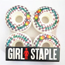 Load image into Gallery viewer, USA Brand 4PCS Skateboard Wheels 51/52/53/54/55/56mm Skate Wheel Hot Sale 101A PU Wheels for Skateboarding Truck Accessories