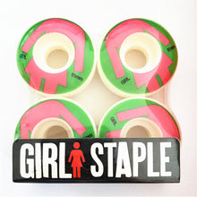 Load image into Gallery viewer, USA Brand 4PCS Skateboard Wheels 51/52/53/54/55/56mm Skate Wheel Hot Sale 101A PU Wheels for Skateboarding Truck Accessories