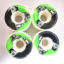 Load image into Gallery viewer, USA Brand 4PCS Skateboard Wheels 51/52/53/54/55/56mm Skate Wheel Hot Sale 101A PU Wheels for Skateboarding Truck Accessories