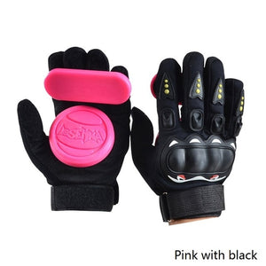 Downhill Skateboard Gloves Roller Safety Gear Longboard Slide Gloves With Slider Skate Accessories For Peny Long Board