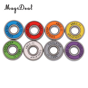 MagiDeal 8 Pieces ABEC 11 High Speed Wearproof Skateboard Scooter Inline Bearings Skateboard Scooters Skate Board Accessories