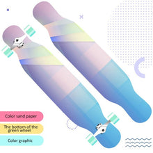 Load image into Gallery viewer, 118cm Long board skateboard girls professional brush street road four-wheel skateboard dance board scooter