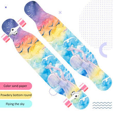 Load image into Gallery viewer, 118cm Long board skateboard girls professional brush street road four-wheel skateboard dance board scooter