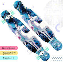 Load image into Gallery viewer, 118cm Long board skateboard girls professional brush street road four-wheel skateboard dance board scooter