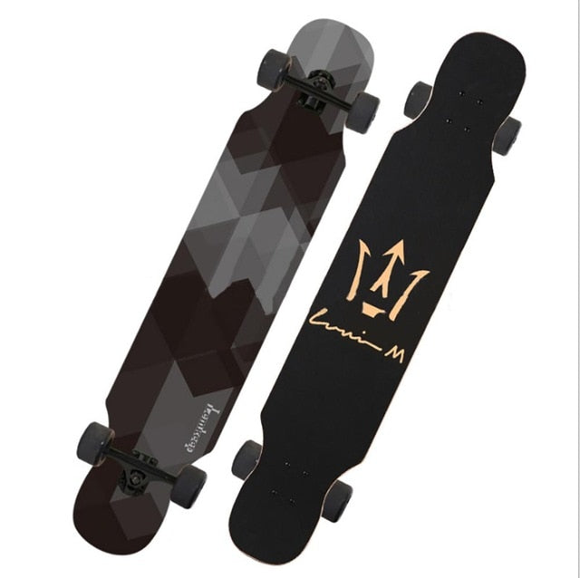 MS400 Fashion Long Skateboard Four Wheel Skate Adult Skateboard boys and girls Skate Longboard