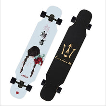 Load image into Gallery viewer, MS400 Fashion Long Skateboard Four Wheel Skate Adult Skateboard boys and girls Skate Longboard