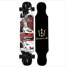 Load image into Gallery viewer, MS400 Fashion Long Skateboard Four Wheel Skate Adult Skateboard boys and girls Skate Longboard