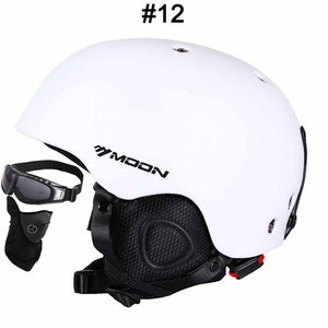 MOON New Ski Helmet Breathable Ultralight Skiing Helmet 28 Colors CE Certification Snowboard/Skateboard Helmet