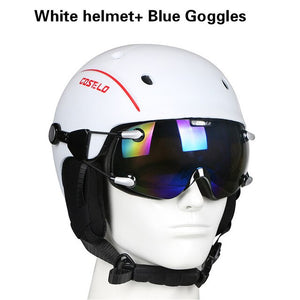 Newest Costelo Airwolf Skateboard Ski Snowboard Helmet ski goggles Integrally-molded Ultralight Breathable Ski Helmet