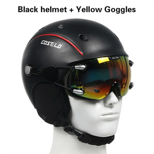 Newest Costelo Airwolf Skateboard Ski Snowboard Helmet ski goggles Integrally-molded Ultralight Breathable Ski Helmet