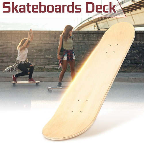 2018 8inch 8-Layer Maple Blank Double Concave Skateboards Natural Skate Deck Board Skateboards Deck Wood Maple