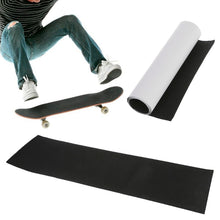 Load image into Gallery viewer, Professional Black Skateboard Deck Sandpaper Grip Tape For Skating Board Longboarding 82*23cm