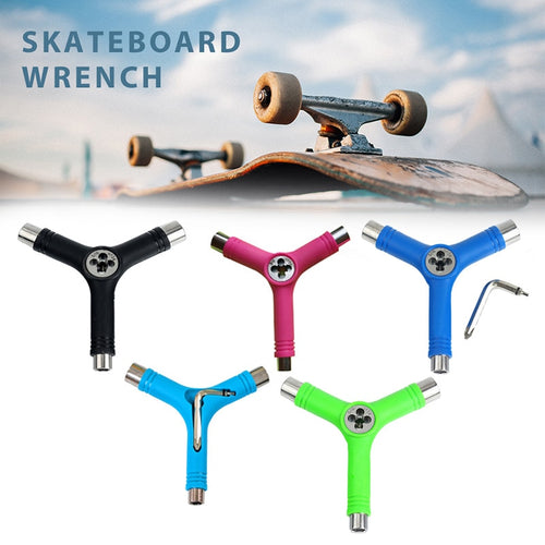 Skateboard Repair Y Shape Tool Portable Multifunctional Accessory with L Type Wrench YS-BUY