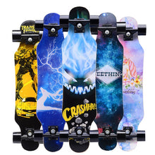 Load image into Gallery viewer, 31&quot; Adult Kids Mini Complete Longboard Skateboard Maple Wood Deck Skate Board Mini Street Dancing Longboard