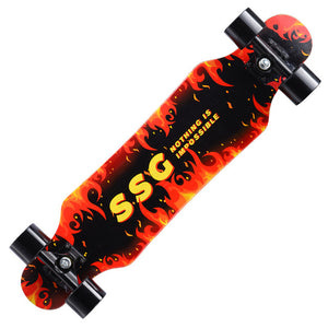 31" Adult Kids Mini Complete Longboard Skateboard Maple Wood Deck Skate Board Mini Street Dancing Longboard