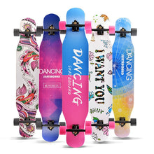 Load image into Gallery viewer, Professional Complete Longboard Skateboard Street Dancing Longboard Skateboard Downhill Maple Deck Board