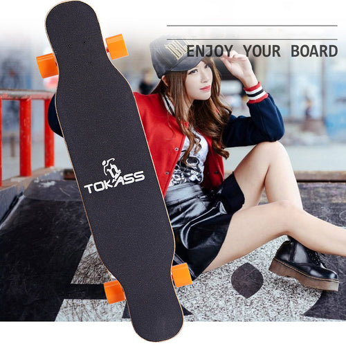 Completed Long board Dancing Skateboard Deck 107CM Drift Road Street 4 wheels Skate Longboard