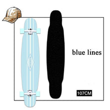 Load image into Gallery viewer, Completed Long board Dancing Skateboard Deck 107CM Drift Road Street 4 wheels Skate Longboard