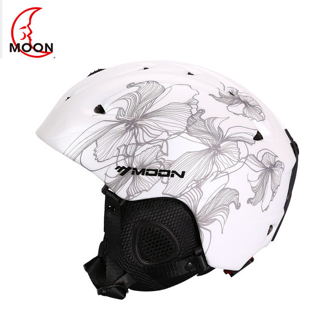 MOON Ski Helmet Men Women Ultralight Integrally-Molded Professional Snowboard Helmet Kids Adult Skateboard Ski Snow Helmet