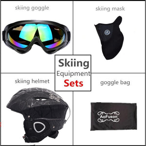 2019 Brand Ski helmet Integrally-molded professional adult Snowboard helmet Men Women Skating/Skateboard Winter sports helmets