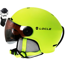 Load image into Gallery viewer, LOCLE Skiing Helmet Ultralight PC+EPS CE EN1077 Men Women Ski Helmet Outdoor Sports Snowboard/Skateboard Helmet