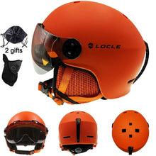 Load image into Gallery viewer, LOCLE Skiing Helmet Ultralight PC+EPS CE EN1077 Men Women Ski Helmet Outdoor Sports Snowboard/Skateboard Helmet