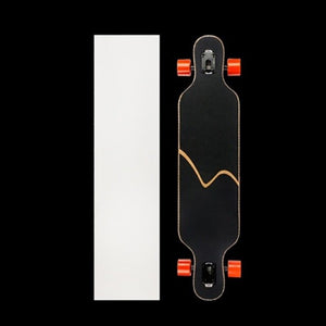 126*26cm Longboard Sandpaper Clear Longboard Skate Scooter Sandpaper Sticker Skateboard Thickened Grip Tape 84cm*24cm