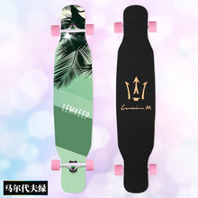 Load image into Gallery viewer, MS414 Dream Ⅰ 117cm/46in Multicolour Printing Griptape Dancing Street Longboard Abec-9 High Speed Chrome Steel Bearing