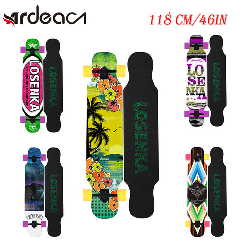 ArdeaⅠ 118cm/46in Longboard Dancing Maple Skateboard 7in Aluminium Truck 70*51mm Wheel Long board