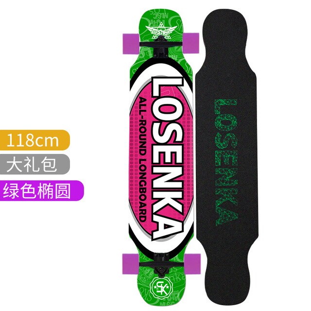 ArdeaⅠ 118cm/46in Longboard Dancing Maple Skateboard 7in Aluminium Truck 70*51mm Wheel Long board