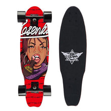 Load image into Gallery viewer, MS502 68cm/26in Maple Fish style board Strong 5in Aluminium Truck 60*45mm Pu Wheel Carton steel Bearing Street fishboard