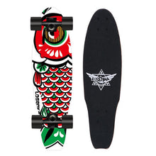 Load image into Gallery viewer, MS502 68cm/26in Maple Fish style board Strong 5in Aluminium Truck 60*45mm Pu Wheel Carton steel Bearing Street fishboard