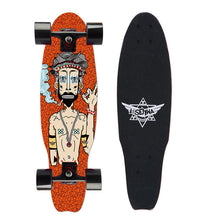 Load image into Gallery viewer, MS502 68cm/26in Maple Fish style board Strong 5in Aluminium Truck 60*45mm Pu Wheel Carton steel Bearing Street fishboard