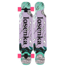 Load image into Gallery viewer, MS406 Short SkateBoard 107cm/42in Maple Skateboard 7in Aluminium Truck 70*51mm Wheel Longboard