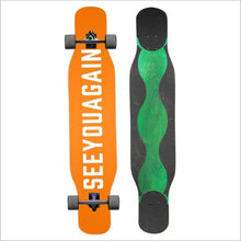 Load image into Gallery viewer, Adult Long board Four-wheeled longboard Trucks Dancing Skateboards custom skateboard skate longboard