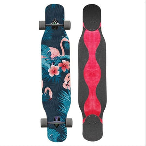 Adult Long board Four-wheeled longboard Trucks Dancing Skateboards custom skateboard skate longboard