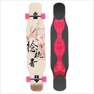 Adult Long board Four-wheeled longboard Trucks Dancing Skateboards custom skateboard skate longboard